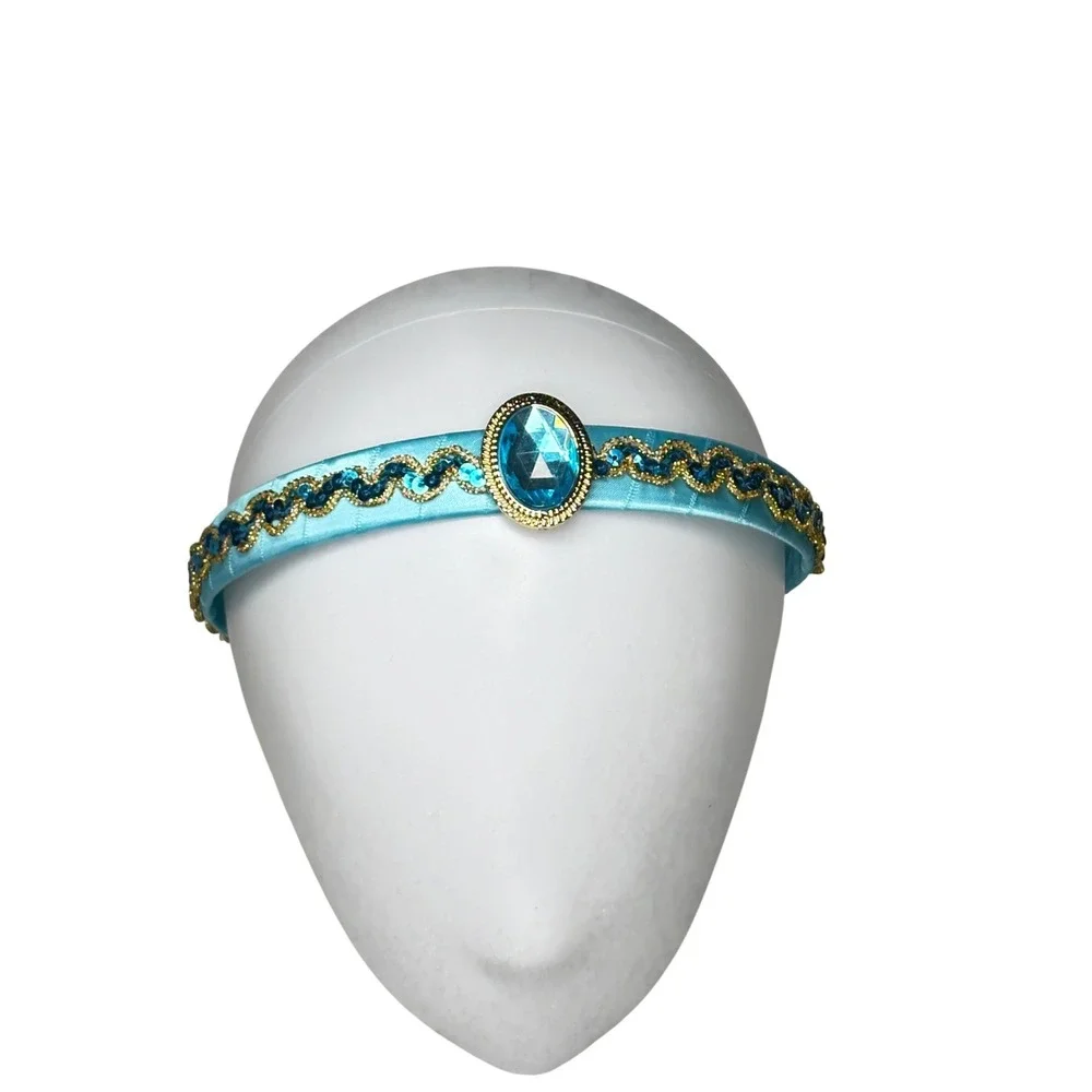 Princess Headband Collar Necklace Hoop Earrings‎ Halloween Cosplay Party Costume